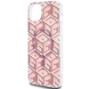 Dėklas GUESS GUHMP15SHGCUSTGP IPHONE 15/14/13 6.1 "Rožinis / Rožinis HARDCASE IML GCUBE MAGSAFE
