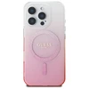 Guess GUHMP16LHGRCELP Apple iPhone 16 Pro 6.3″ rožinės spalvos kietas dėklas IML Glitter Gradient MagSafe