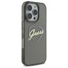 Guess IML Heart Apple iPhone 16 Pro - dėklas telefonui juodos spalvos