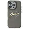 Guess IML Heart Apple iPhone 16 Pro - dėklas telefonui juodos spalvos