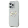 Guess IML Heart Apple iPhone 16 Pro Max - dėklas telefonui skaidrus