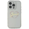 Guess IML Heart Apple iPhone 16 Pro Max - dėklas telefonui skaidrus