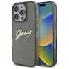 Guess IML Heart Apple iPhone 16 Pro Max - dėklas telefonui juodos spalvos