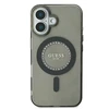 Guess IML Rhinestones MagSafe Apple iPhone 16 Plus - dėklas telefonui juodos spalvos