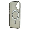 Guess GUHMP16MPFTDTEK Apple iPhone 16 Plus 6.7″ juodos spalvos kietas dėklas IML Rhinestones MagSafe