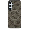 Guess Leather 4G Colored Ring Classic Logo MagSafe Samsung Galaxy S25 dėklas telefonui rudos spalvos
