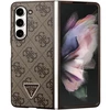 Samsung Galaxy Z Fold 5 Guess Odinis Dėklas 4G Triangle Strass (GUHCZFD5P4TDPW) rudos spalvos