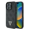 Guess Leather 4G Triangle Strass MagSafe Apple iPhone 16 Pro Max – dėklas telefonui juodos spalvos