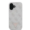 Apple iPhone 16 Guess Leather Metal Logo Strass Crossbody + Dirželis (GUHCP16SP4TDSCPP) dėklas telefonui rožinės spalvos