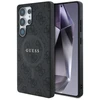 Guess PU Leather 4G Colored Ring MagSafe dėklas skirtas Samsung Galaxy S25 Ultra juodos spalvos