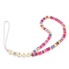 Guess pakabukas GUSTGMPP telefono dirželis rožinės spalvos Heishi Beads