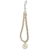 Guess pakabukas GUSTSAS4P telefono dirželis rožinės spalvos Chain Metal 4G Charm