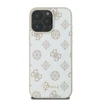 Apple iPhone 16 Pro Guess Peony Script Logo MagSafe (GUHMP16LPGPYSH) dėklas telefonui baltos spalvos
