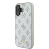 Apple iPhone 16 Guess Peony Script Logo MagSafe (GUHMP16SPGPYSH) dėklas telefonui baltos spalvos