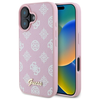 Dėklas Guess Peony Script MagSafe - Case Apple iPhone 16 pink