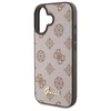 Guess GUHMP16SPGPYSW Apple iPhone 16 6.1″ rudos spalvos kietas dėklas Peony Script MagSafe
