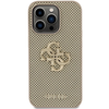 Dėklas GUESS GUHCP15LPSP4LGD IPHONE 15 PRO 6.1 "GOLD/GOLD HARDCASE PERFORATED 4G GLITTER