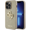 Dėklas GUESS GUHCP15LPSP4LGD IPHONE 15 PRO 6.1 "GOLD/GOLD HARDCASE PERFORATED 4G GLITTER