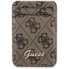 „Guess“ piniginės kortelės lizdo stovas GUWMSHG4SHW dėklas – rudas „MagSafe 4G Classic“ logotipas