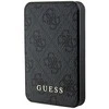 Guess Powerbank 15W GUPB5LP4GEGK 5000mAh juodos spalvos 4G odinis metalinis logotipas