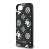 Guess PU 4G Peony MagSafe dėklas skirtas Apple iPhone 16e/17e juodos spalvos