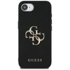 GUESS dėklas skirtas Apple iPhone 16e (SE 4 2025) GUHCPSE4PGT4MBK (PU Grained Big 4G and Classic) juodos spalvos