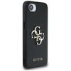 GUESS dėklas skirtas Apple iPhone 16e (SE 4 2025) GUHCPSE4PGT4MBK (PU Grained Big 4G and Classic) juodos spalvos