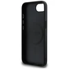 GUESS dėklas skirtas Apple iPhone 16e (SE 4 2025) suderinamas su MagSafe GUHMPSE4PGHSMMK (PU Grained Gold Ring) juodos spalvos