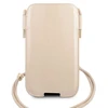 Guess Saffiano Pouch – Phone bag S / M max 6.1 (auksinis)