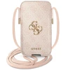 Krepšys Guess 6,7" dėklas 4G Big Metal Logo (Guuphl4gmgpi) rožinės spalvos