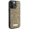 Dėklas GUESS GUHCP15LPFGSBSD IPHONE 15 PRO 6.1 "Geltonas/Geltonas HARDCASE RHINESTONE METAL LOGO