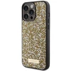 Dėklas GUESS GUHCP15LPFGSBSD IPHONE 15 PRO 6.1 "Geltonas/Geltonas HARDCASE RHINESTONE METAL LOGO