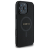 Guess Saffiano Classic Logo MagSafe - dėklas skirtas Apple iPhone 16 Pro Max juodas