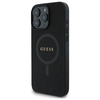 Guess Saffiano Classic Logo MagSafe - dėklas skirtas Apple iPhone 16 Pro Max juodas
