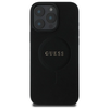 Guess Saffiano Classic Logo MagSafe - dėklas skirtas Apple iPhone 16 Pro Max juodas