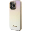 Dėklas GUESS GUHCP15LPSAIRD IPHONE 15 PRO 6.1 "GOLD / GOLD HARDCASE SAFFIANO IRIDESCENT SCRIPT