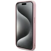 Dėklas GUESS GUHCP15LPSAIRSP IPHONE 15 PRO 6.1 "Rožinis/Rožinis HARDCASE SAFFIANO IRIDESCENT SCRIPT