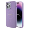 Dėklas GUESS GUHMP15LPSAHMCU IPHONE 15 PRO 6.1 "PURPLE/PURPLE HARDCASE SAFFIANO MAGSAFE