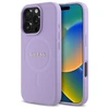 Guess Saffiano MagSafe Apple iPhone 16 Pro Max Case - dėklas telefonui violetinės spalvos