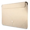 Įmautė kompiuteriui Guess Saffiano Triangle Logo (GUCS16PSATLE) beige