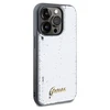 Guess GUHCP14XPSFDGSS Apple iPhone 14 Pro Max 6.7″ sidabrinis kietas dėklas Sequin Script Metal