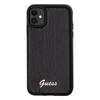 Apple iPhone 11 / XR Guess dėklas Sequin Script Metal (GUHCN61PSFDGSK) juodos spalvos