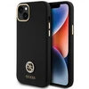 Guess GUHCP15M4DGPK Apple iPhone 15 Plus / 14 Plus 6.7" dėklas telefonui juodos spalvos hardcase Silicone Logo Strass 4G
