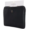 Guess PU Grained Triangle Logo dėklas nešiojamam kompiuteriui 14" juodos spalvos