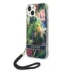 Apple iPhone 14 Plus Guess dėklas Flower Strap (GUOHCP14MHFLSB) mėlynos spalvos