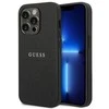 Apple iPhone 14 Pro Guess Saffiano Strap telefono dėklas juodos spalvos