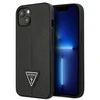 Dėklas GUESS GUHCP14MPSATLK IPHONE 14 PLUS / 15 PLUS 6.7 "Juodas / Juodas HARDCASE SAFFIANOTRIANGLE LOGO