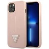 Dėklas GUESS GUHCP14MPSATLP IPHONE 14 PLUS / 15 PLUS 6.7 "Rožinis / Rožinis HARDCASE SAFFIANOTRIANGLE LOGO