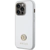 Apple iPhone 15 Pro Guess dėklas Strass Metal Logo (GUHCP15LPS4DGPS) sidabrinės spalvos