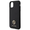Dėklas GUESS GUHCN61PS4DGPK IPHONE 11 / XR 6.1 "Juodas / Juodas HARDCASE STRASS METAL LOGO